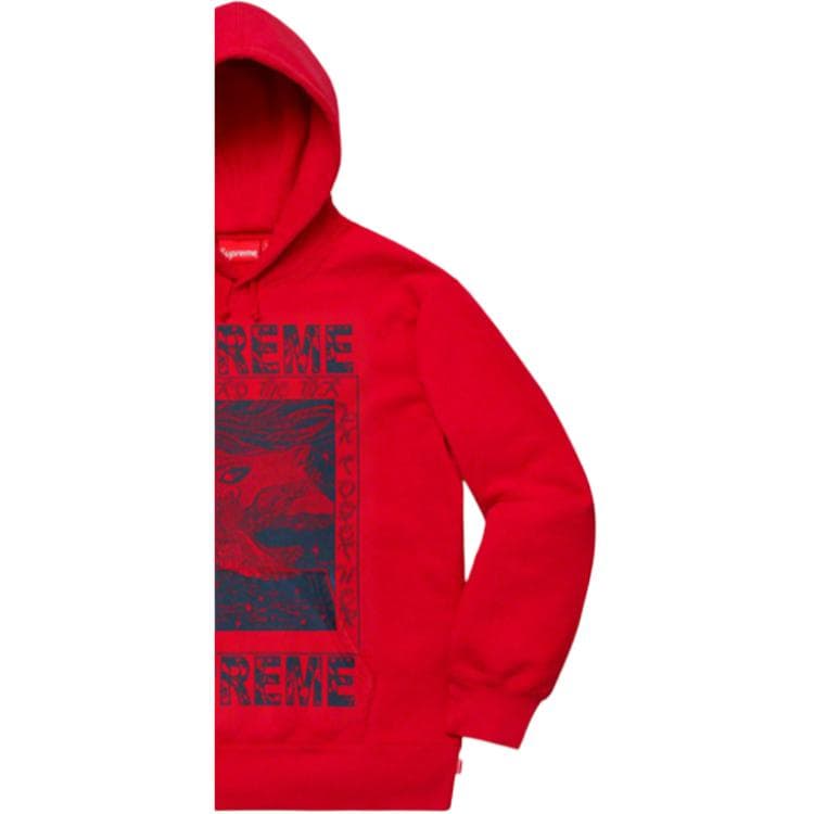 Кофта Supreme FW19 Week 2 Doves Hooded Sweatshirt - изображение 3