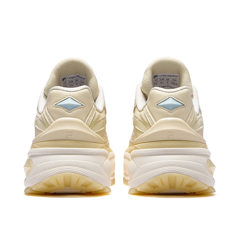 Кроссовки FILA FUSION BIANCO III Устойчивая к истиранию Низкая Повседневная Обувь Женская Белая Желтая - изображение 5