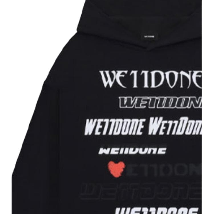 Худи WE11DONE SS23 Logo - изображение 5