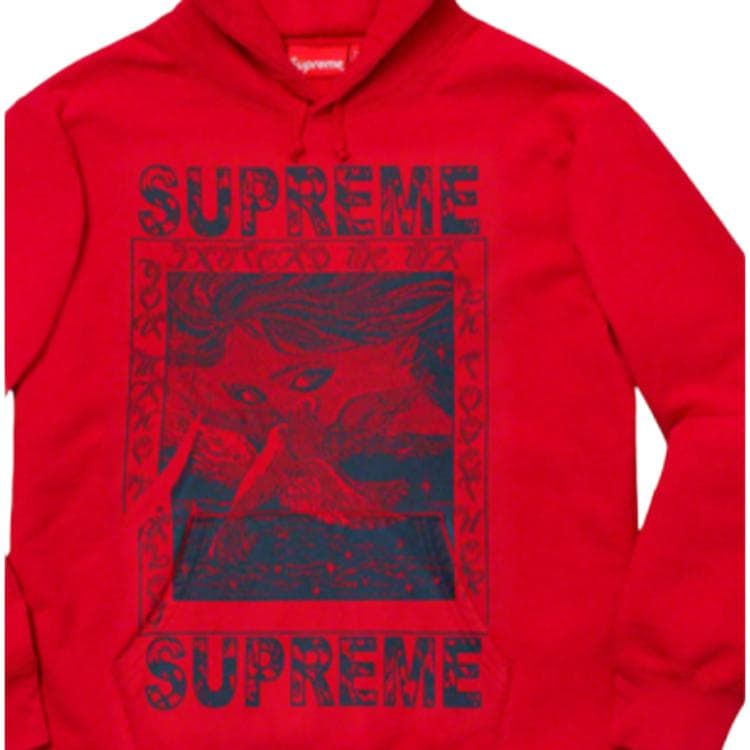 Кофта Supreme FW19 Week 2 Doves Hooded Sweatshirt - изображение 5