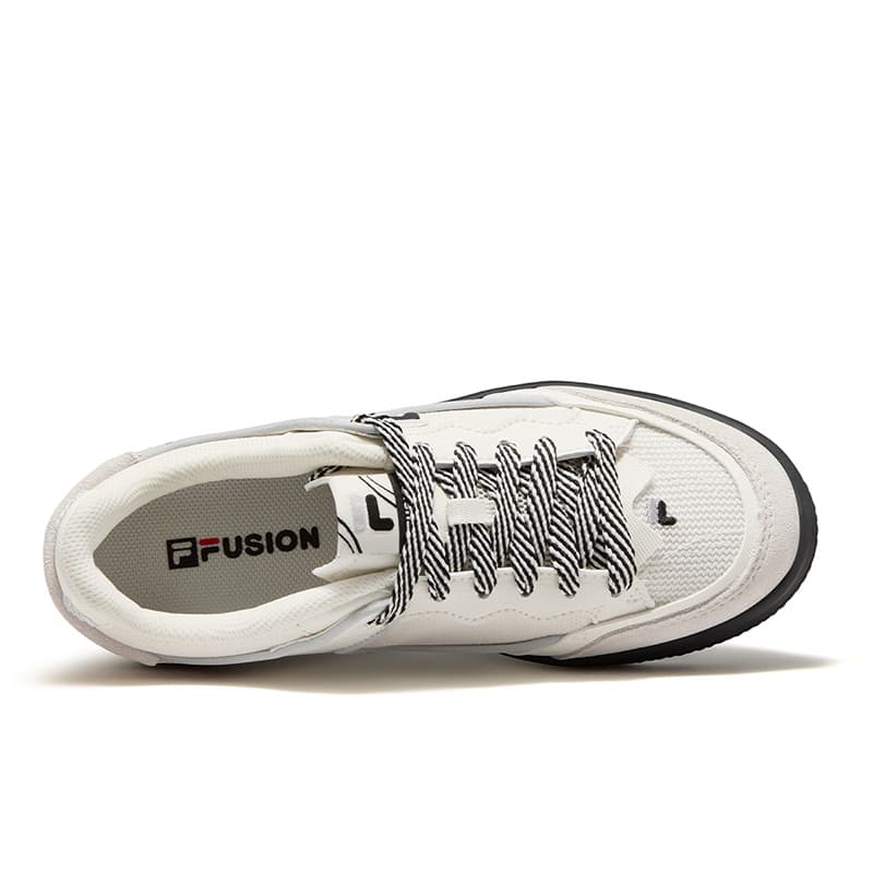 Кроссовки FILA FUSION FUGIO Кеды для скейтбординга Low Топ Белый черный Женские - изображение 6