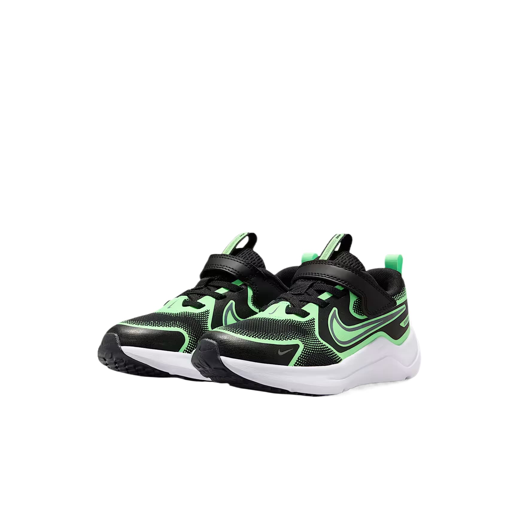Кроссовки Nike Cosmic Runner Детские беговые кроссовки Низкий Топ Черный Мечтательный Зеленый Холодный Серый Kids - изображение 2