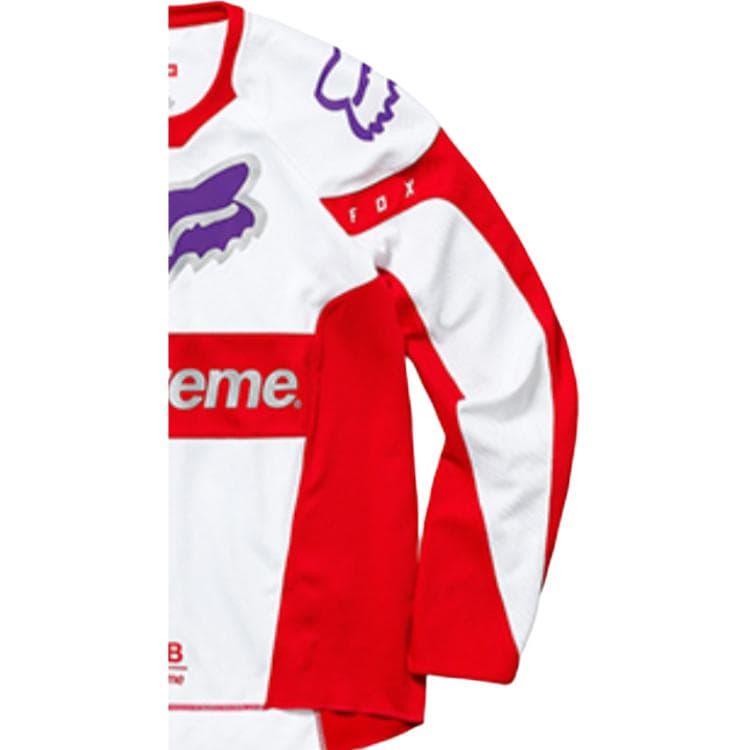 Футболка Supreme SS18 x Fox Racing Moto Jersey Top Red T - изображение 4
