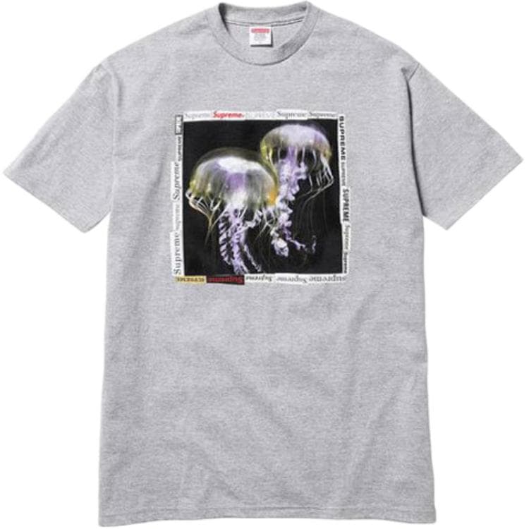 Футболка Supreme SS18 Jellyfish Tee Heather Grey - изображение 1