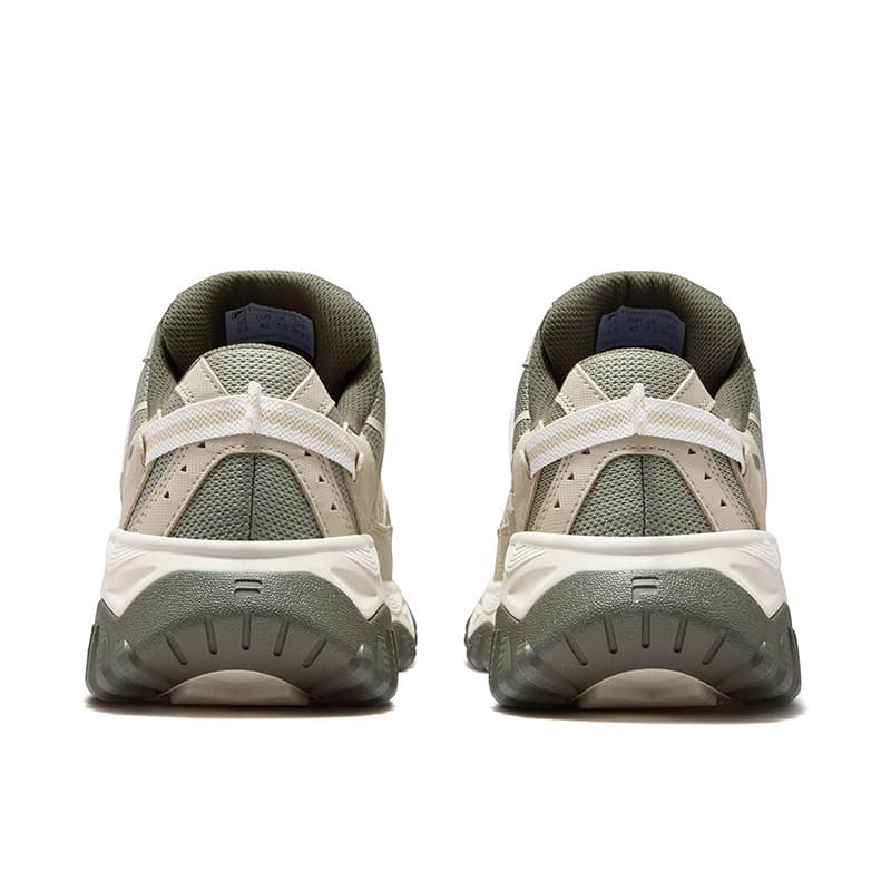Кроссовки FILA FUSION FREEROAM Wander Shoes Низкие массивные кроссовки Мужские Чайно-зеленый Галька Желтый - изображение 5