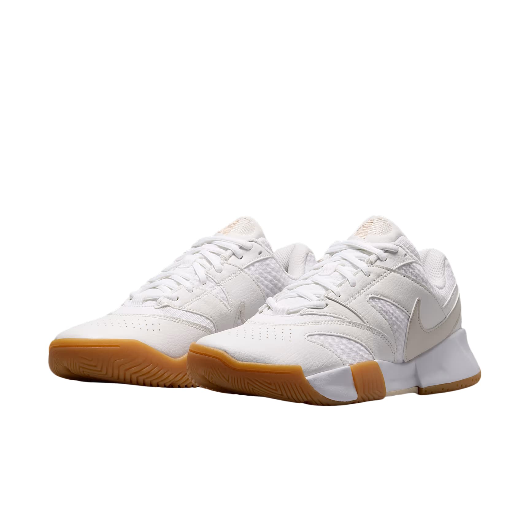 Кроссовки для тенниса Nike Court Lite 4 Теннисные кроссовки Низкий топ Белый PEAK Белый Льняной Светло-коричневый Женские - изображение 3