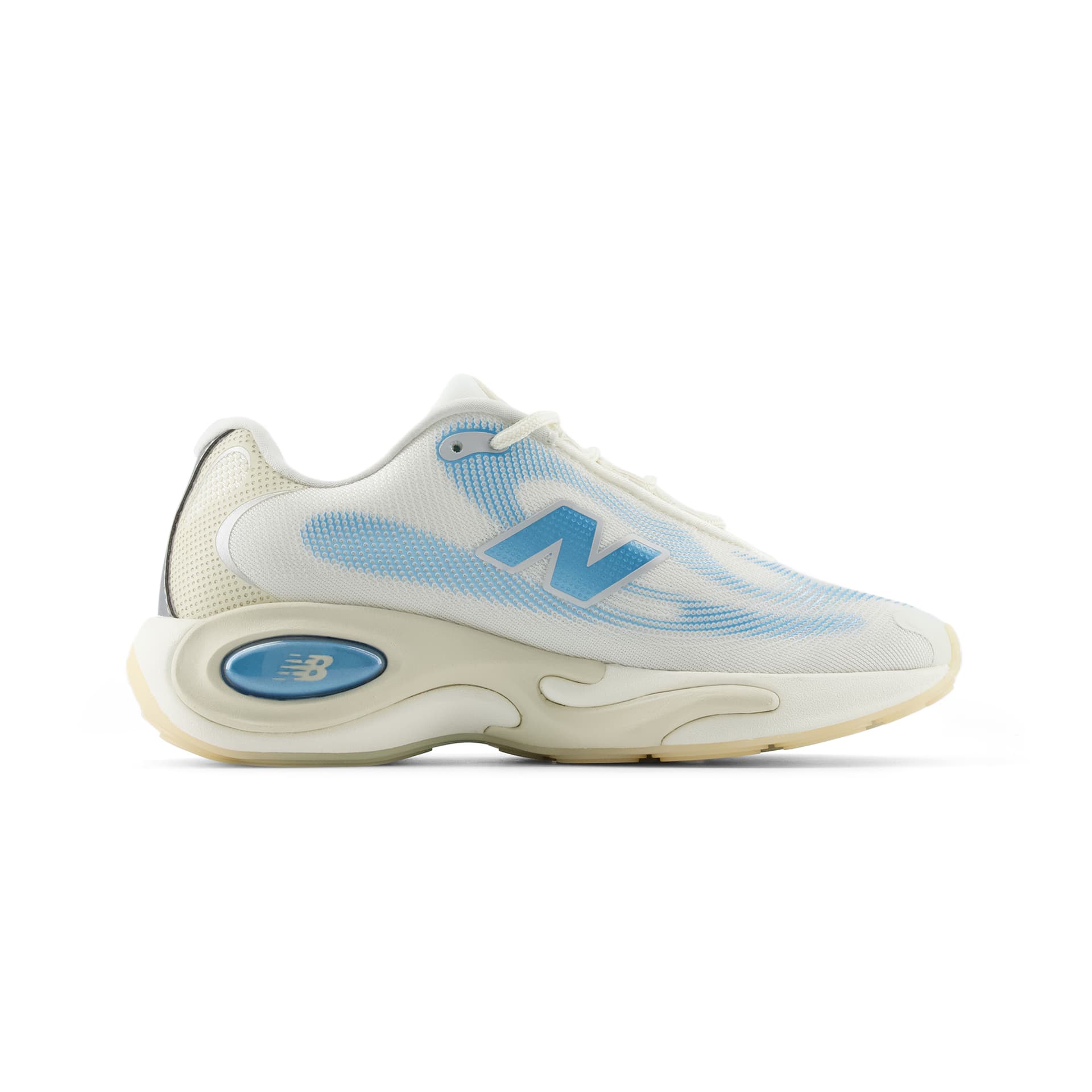 Кроссовки для бега new balance AC Runner V1 Беговые кроссовки MID Топ Белый Серебристый Синий Женские - изображение 2