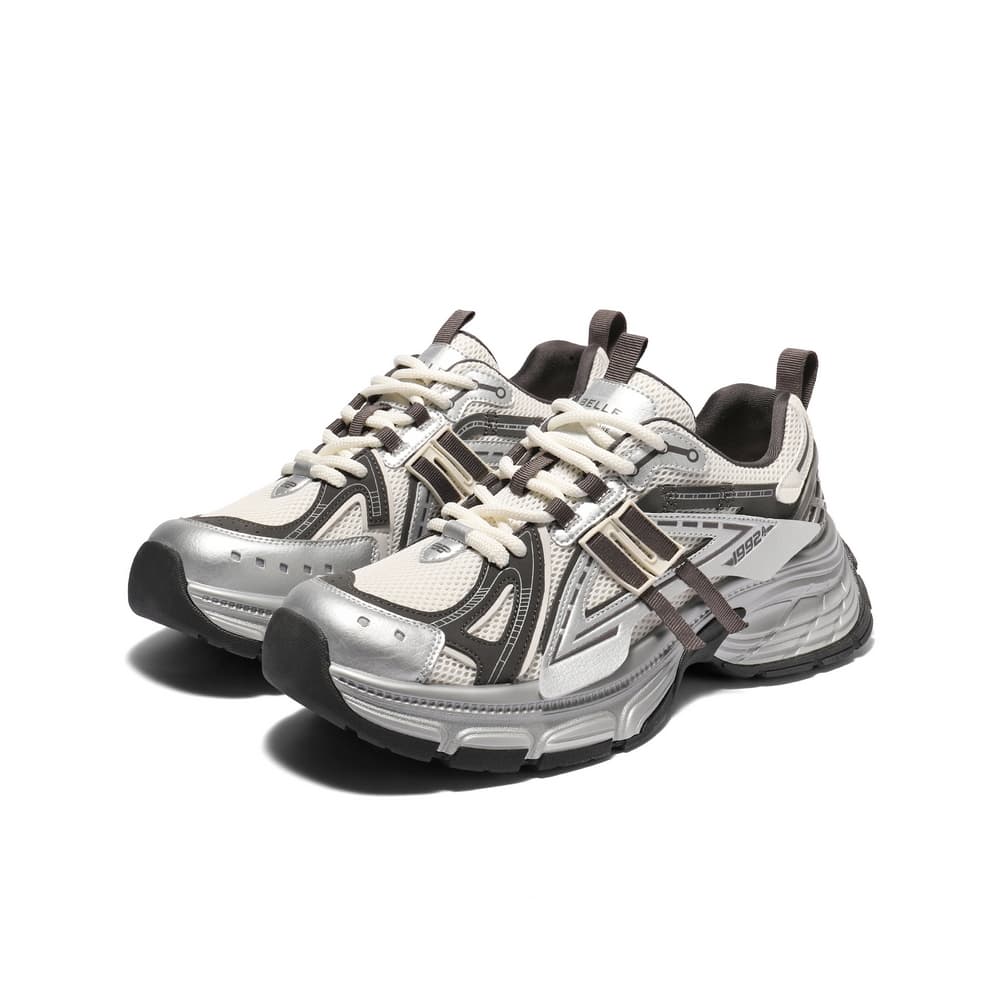 Кроссовки BELLE массивные кроссовки Low Top Silver Men's - изображение 5