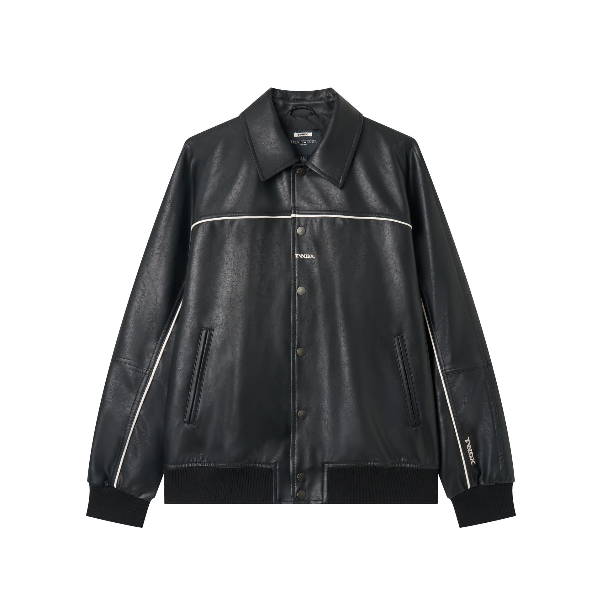 Кожаная куртки Teenie Weenie Men Кожа PU (полиуретан) Куртка Мужской - изображение 1