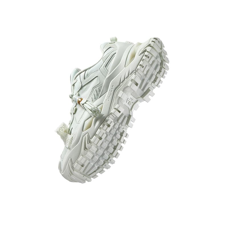 Кроссовки FILA FUSION BIANCO DX Низкие массивные кроссовки Женские Морозный зеленый Призрачный зеленый - изображение 6