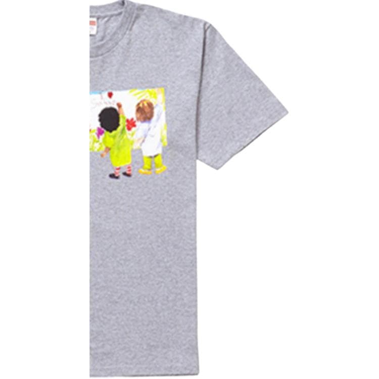 Футболка Supreme SS19 Kids Tee Heather Grey T - изображение 4