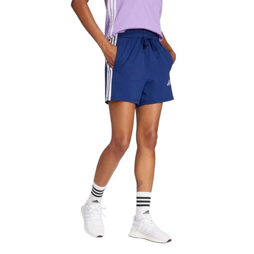 Шорты Adidas Essentials Повседневные шорты Женские Темно-синий - изображение 4
