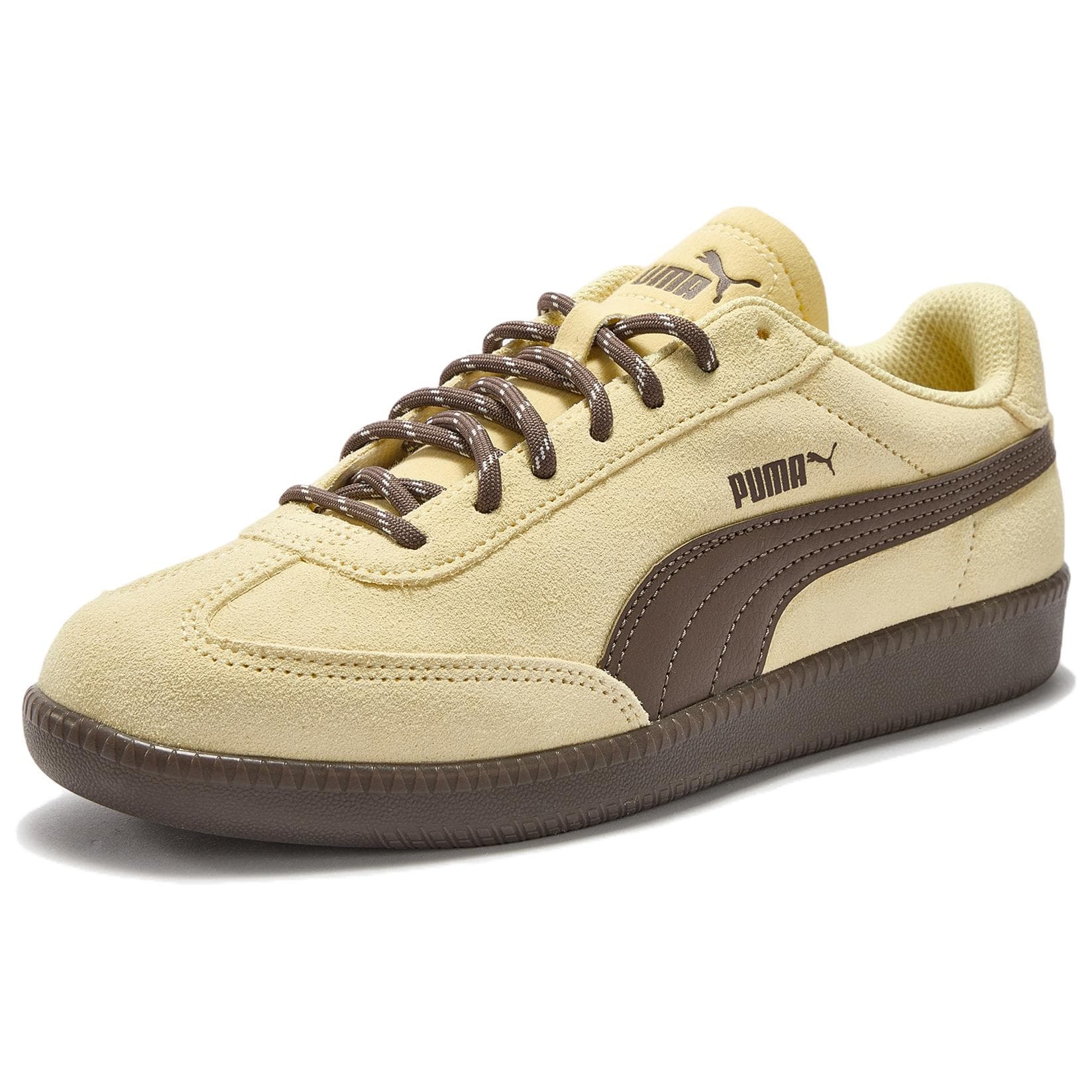 Кроссовки PUMA 9 T Кеды немецкой армии (GAT) Low Топ Светло-желтый Унисекс - изображение 3