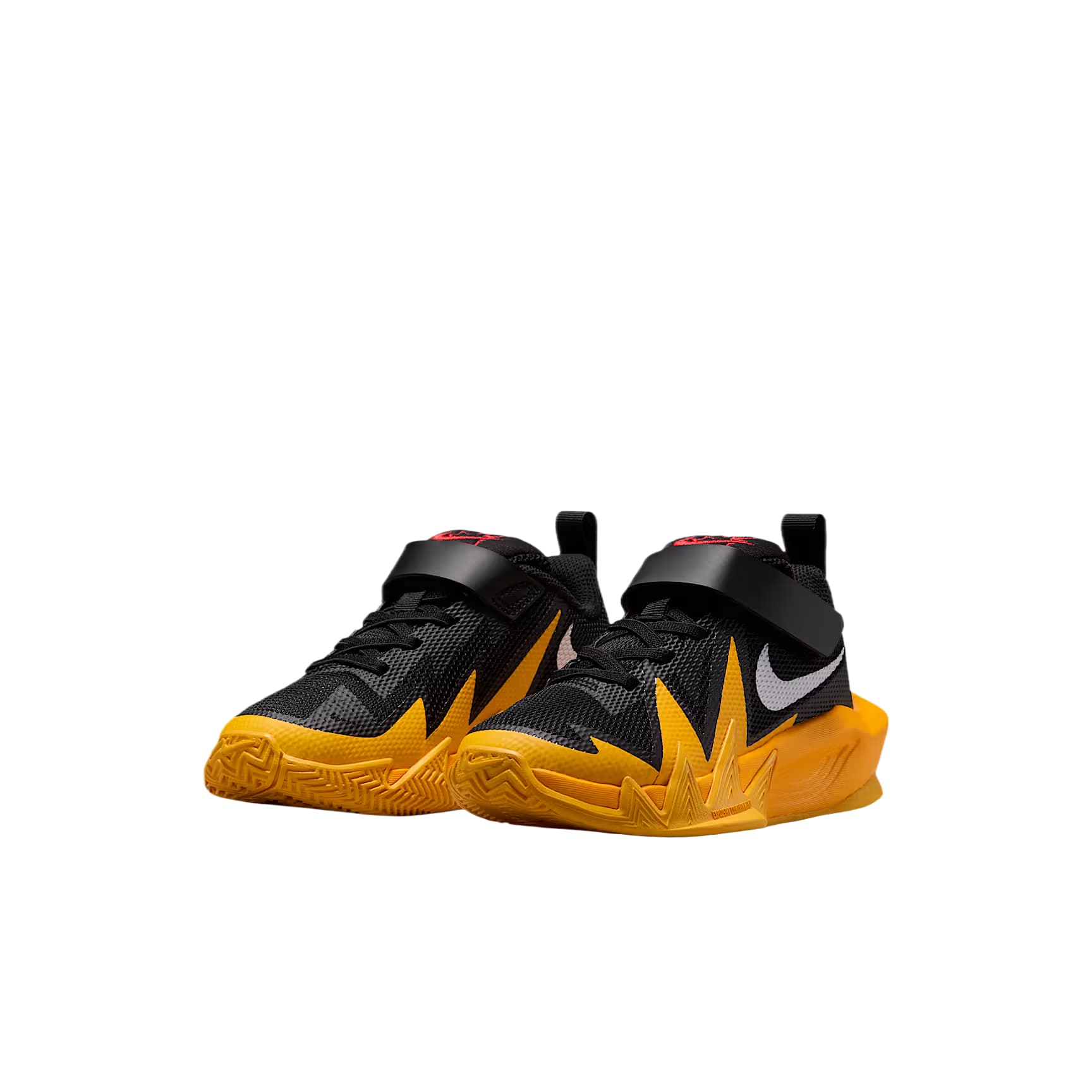 Кроссовки для баскетбола Nike S.T.Dynamite Детские баскетбольные кроссовки Low Топ Черный Лазерный оранжевый Университетский Золото белый Kids - изображение 2