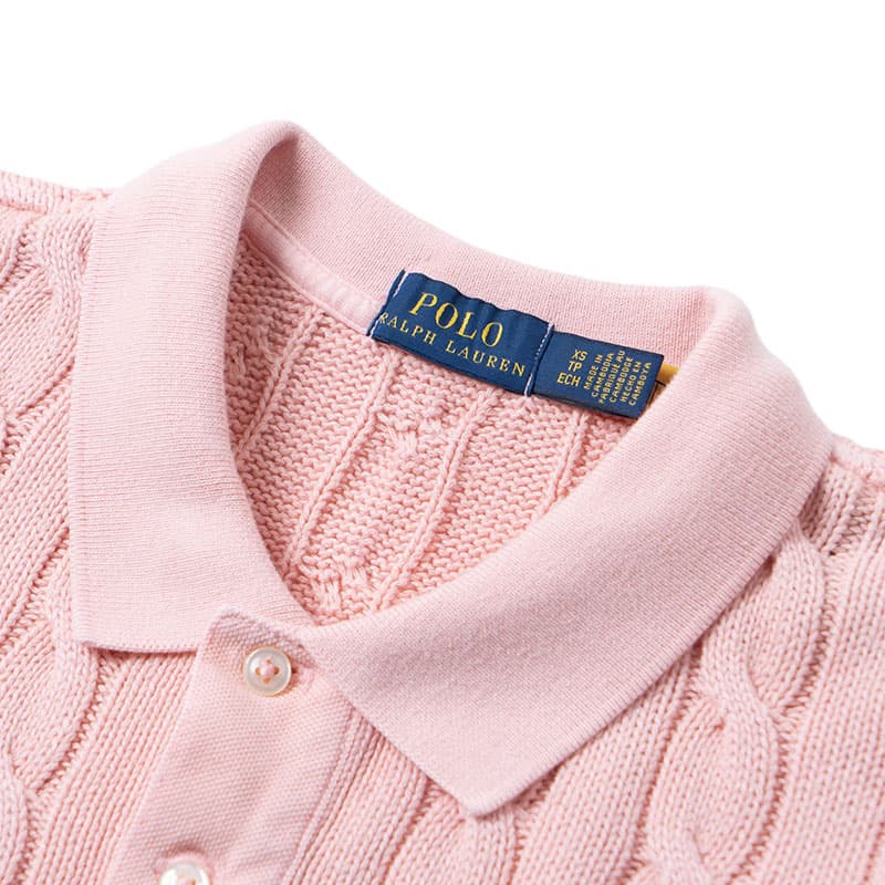 Кофта Polo Ralph Lauren SS26 Трикотаж Стандартный Размер Женский Светло-Розовый - изображение 3