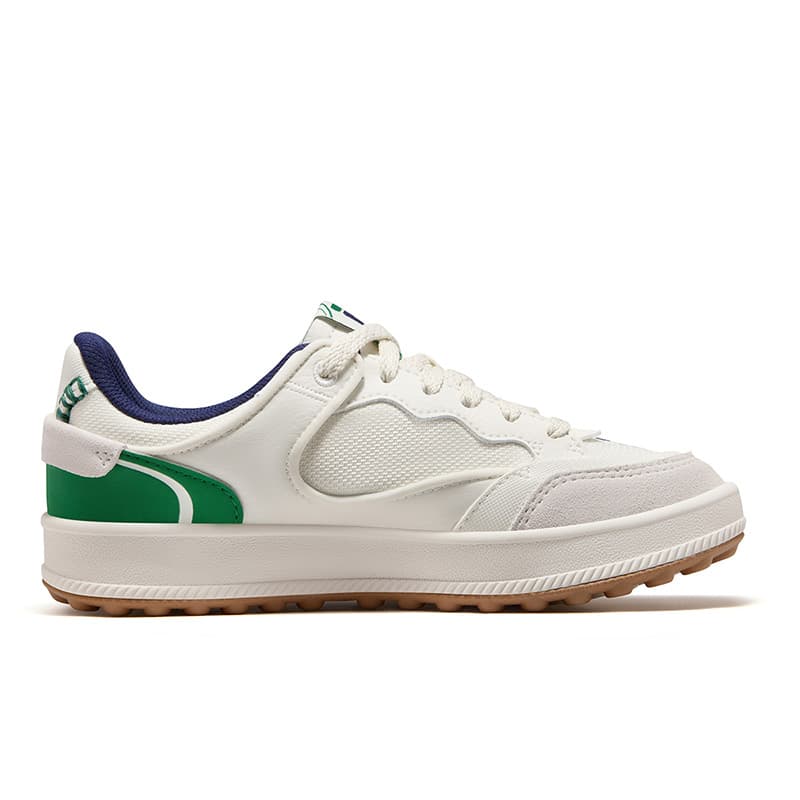Кроссовки FILA FUSION FUGIO Кеды для скейтбординга Low Топ Бело-зеленый Женские - изображение 2