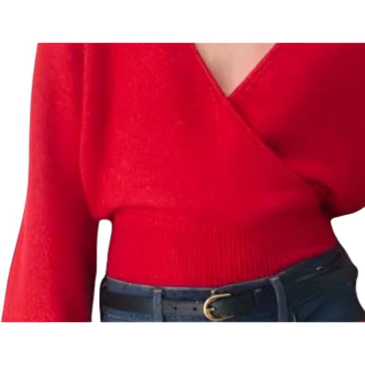 Кардиган ARITZIA Сверкающий Красный Красный Женские Свитера - изображение 2