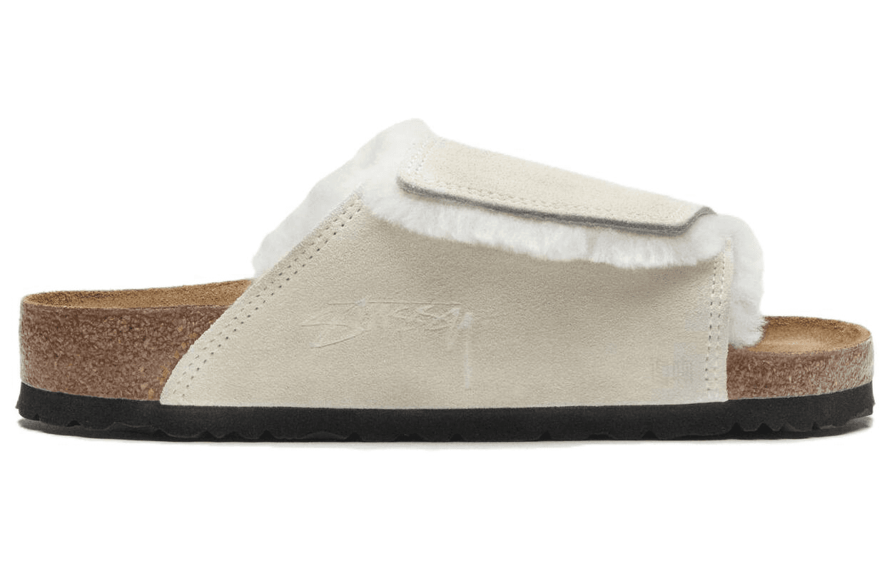 Сандалии Stussy x Birkenstock White Slides - изображение 2