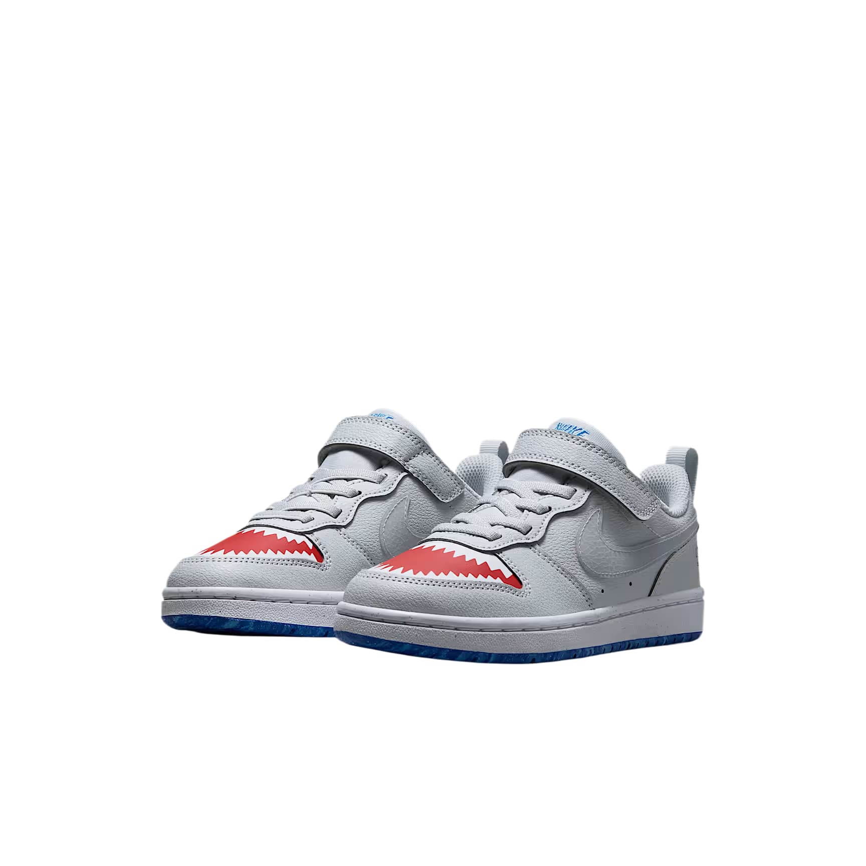 Кроссовки Nike Court Burrow Детская Скейтбординг Обувь Низкий Топ Белый Золото Университетский Красный Игровой Королевский Синий Волчий Серый Kids - изображение 2