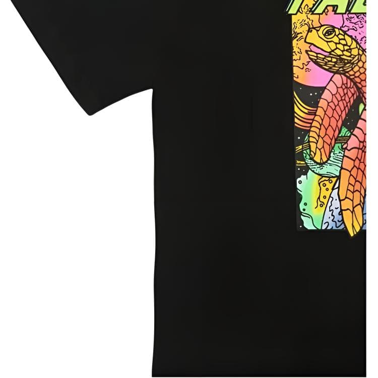 Футболка PALACE FW24 DMT T-SHIRT Футболка с круглым вырезом и принтом в виде черепахи и букв, унисекс, черный - изображение 4