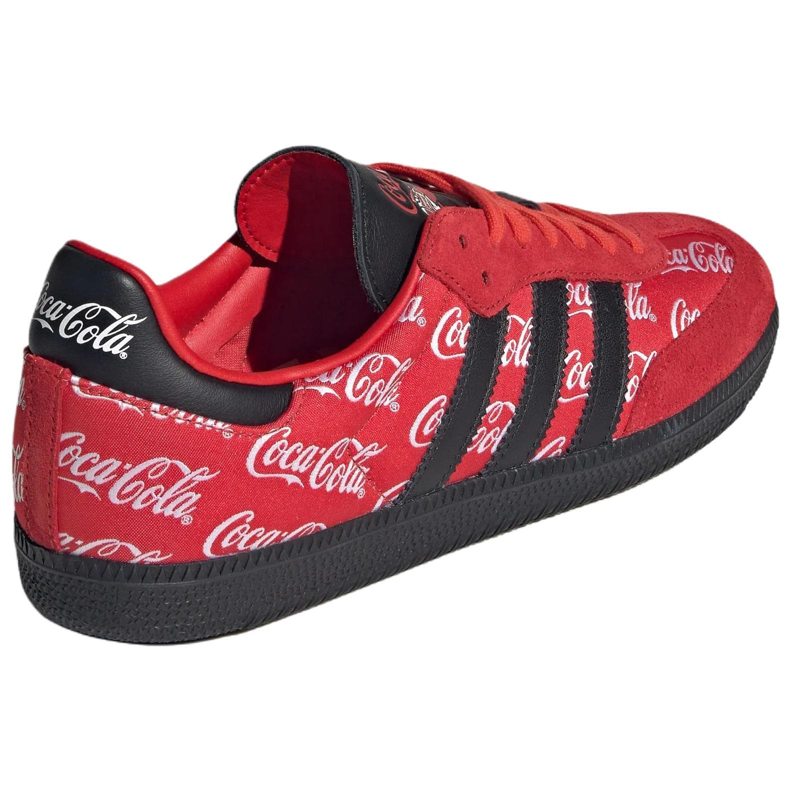 Кроссовки Adidas Originals x Coca Cola Samba Кеды немецкой армии (GAT) Унисекс Красный черный - изображение 5