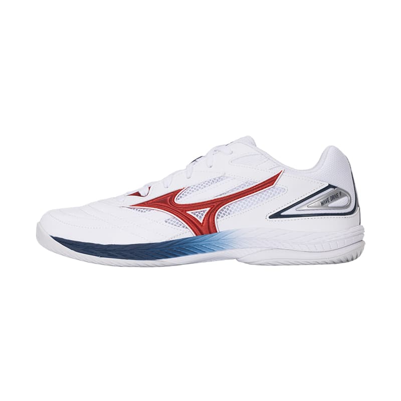 Кроссовки Mizuno WAVE DRIVE 9 Обувь для настольного тенниса Низкий Топ Несовпадающий Белый Унисекс - изображение 1