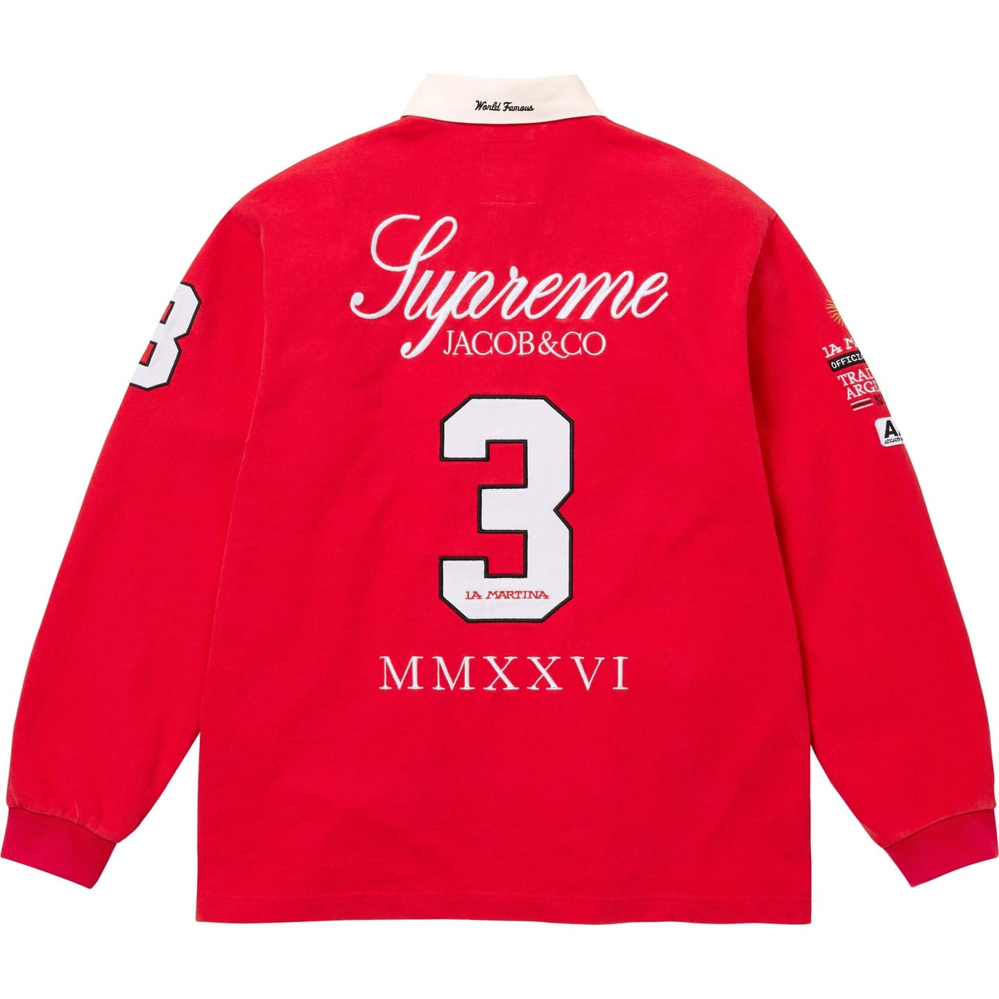 Supreme La Martina Унисекс Регбийные Джерси - изображение 2