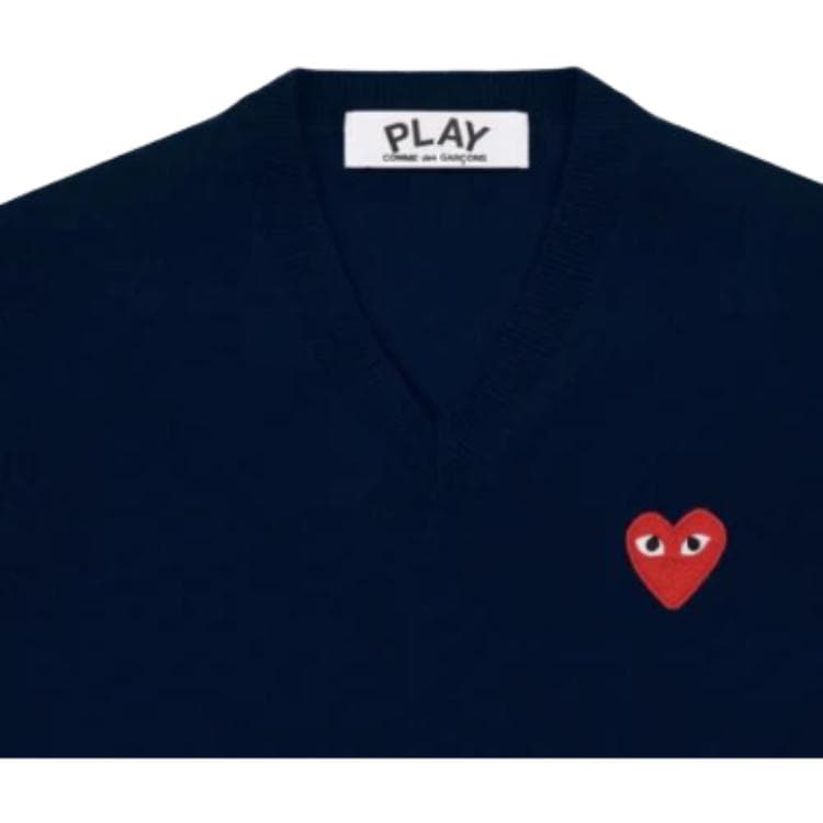Кофта CDG Play FW22 V - изображение 2