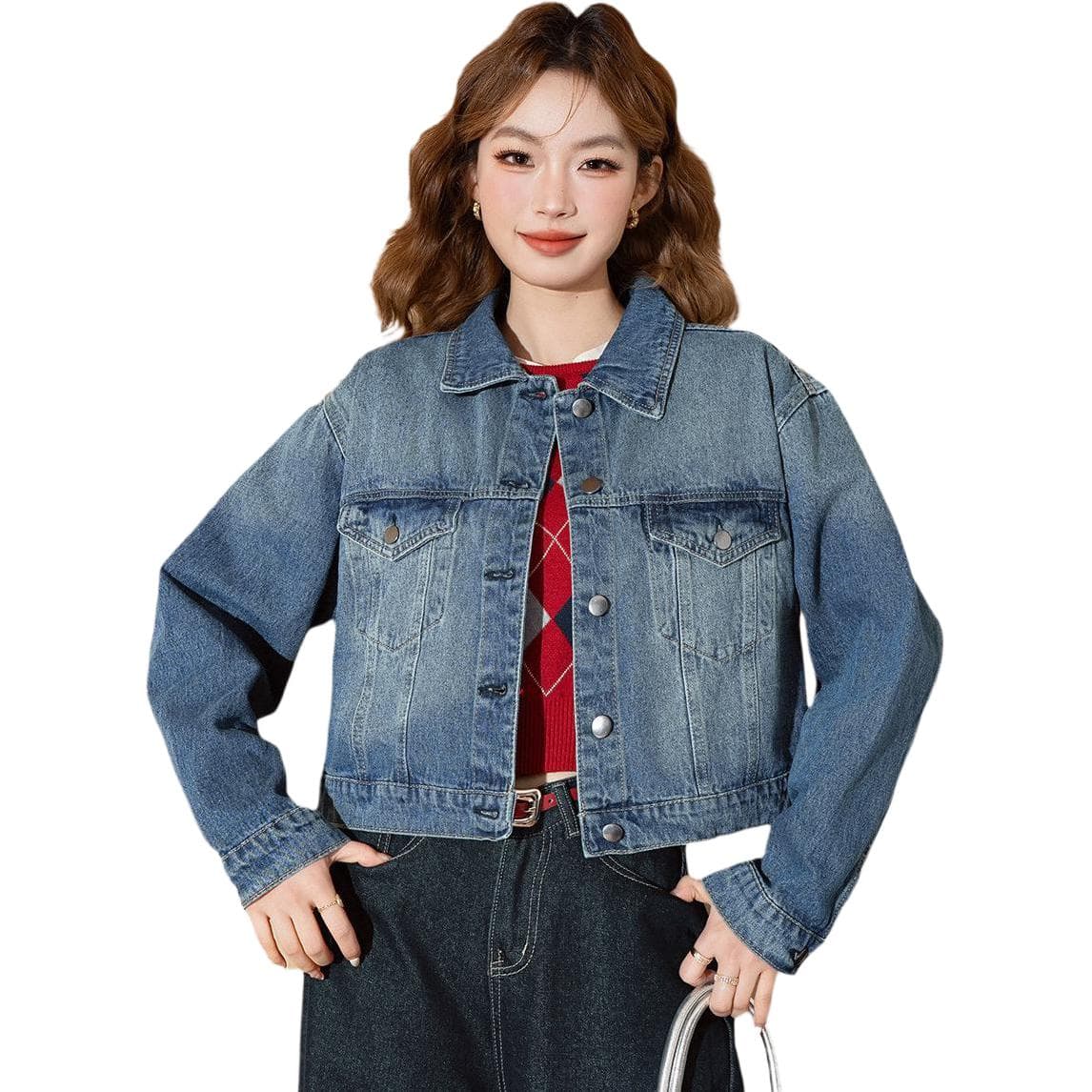 JEANSWEST Деним Куртка Женские Синий - изображение 3