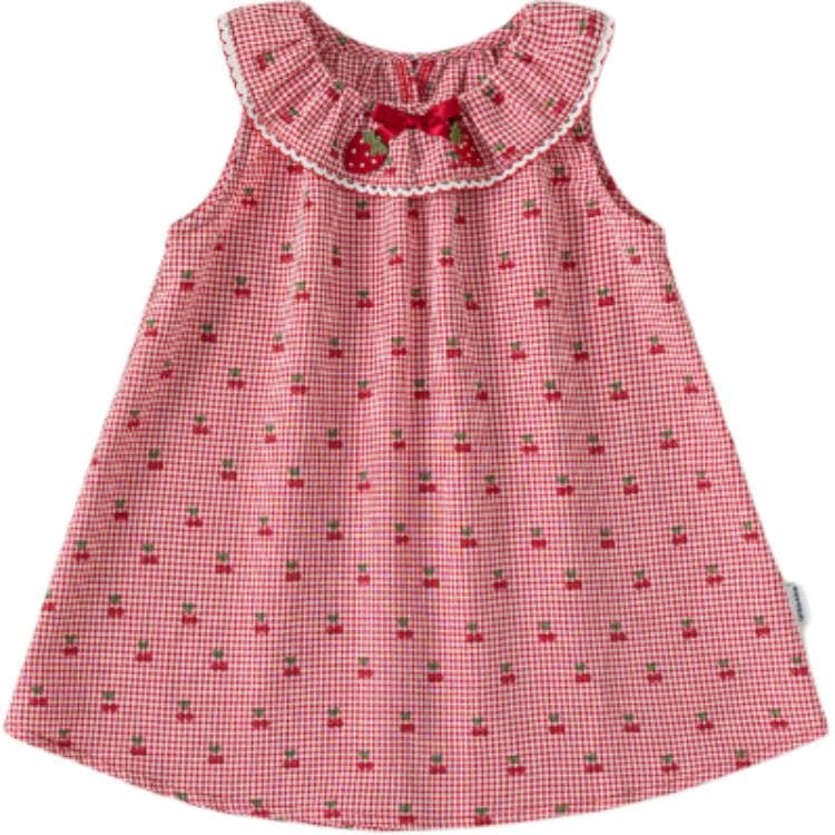 PIERRE CARDIN Красная клетка Детские платья - изображение 1