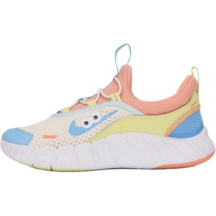 Кроссовки Nike Freeride Детские беговые кроссовки Низкий верх Синий Белый Желтый Kids - изображение 1