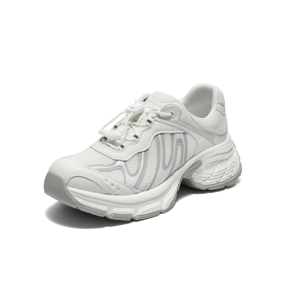 Кроссовки BELLE Chunky Sneakers Low Top White Women's - изображение 2