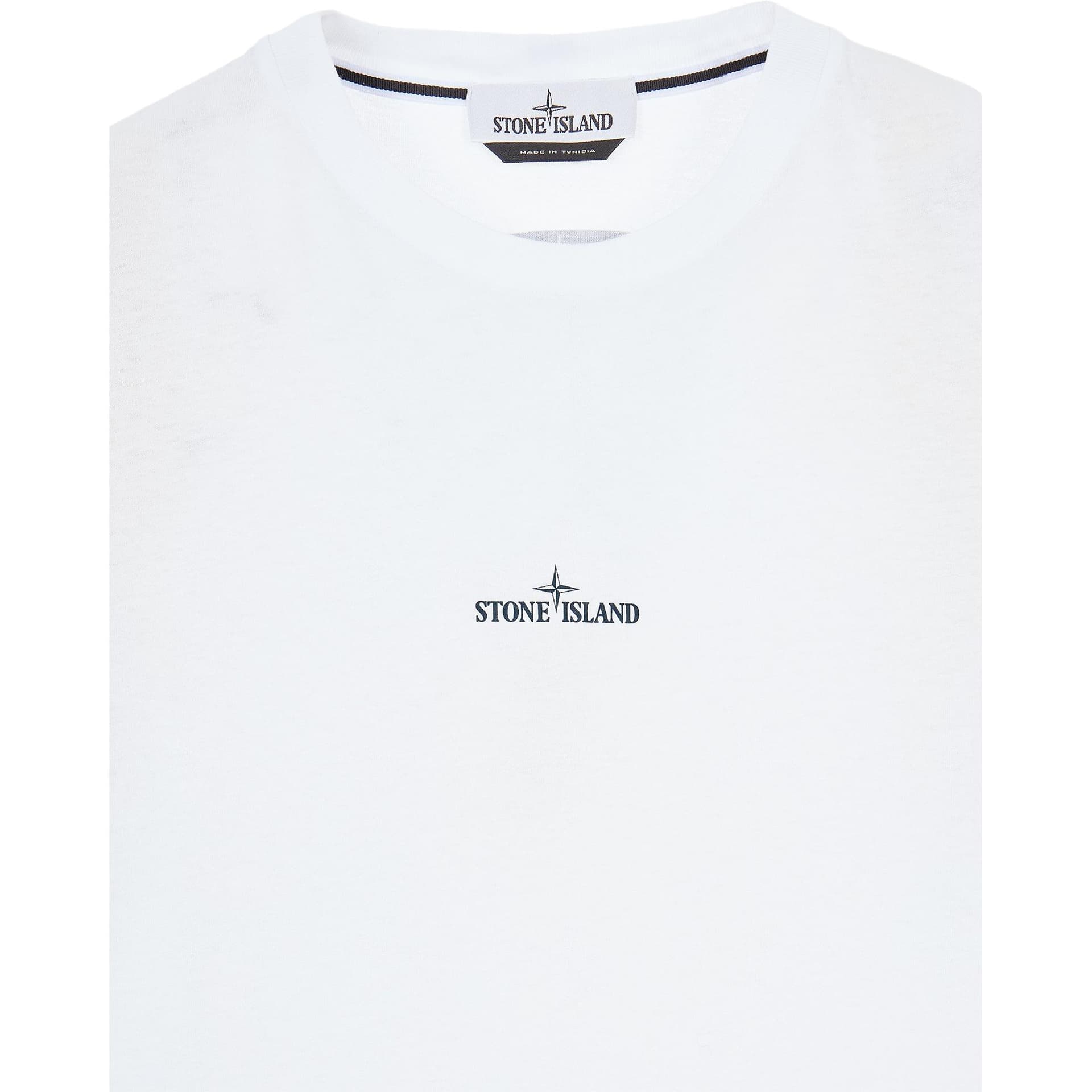 Футболка Stone Island T-Shirt White - изображение 6