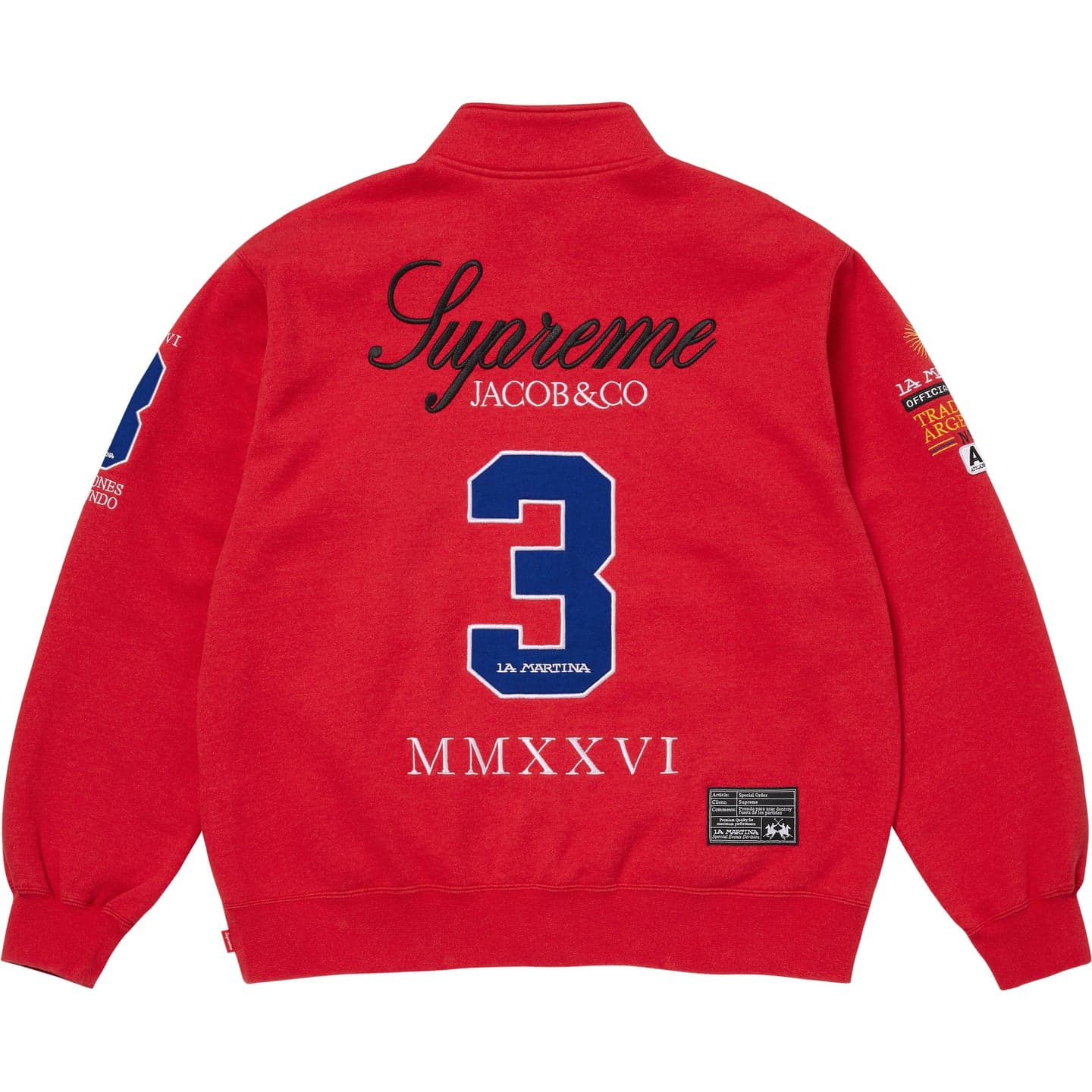 Худи Supreme La Martina Унисекс Толстовка - изображение 2