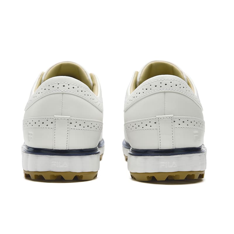 Кроссовки для гольфа FILA GF NOBLE 1+ Golf Shoes Низкий Топ Ярко-белый Белый Средний белый Мужской - изображение 5