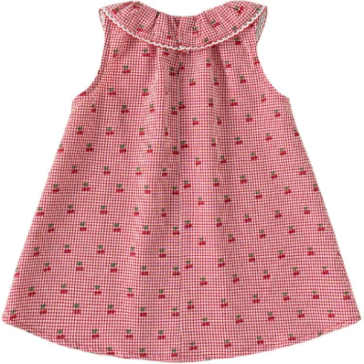PIERRE CARDIN Красная клетка Детские платья - изображение 4
