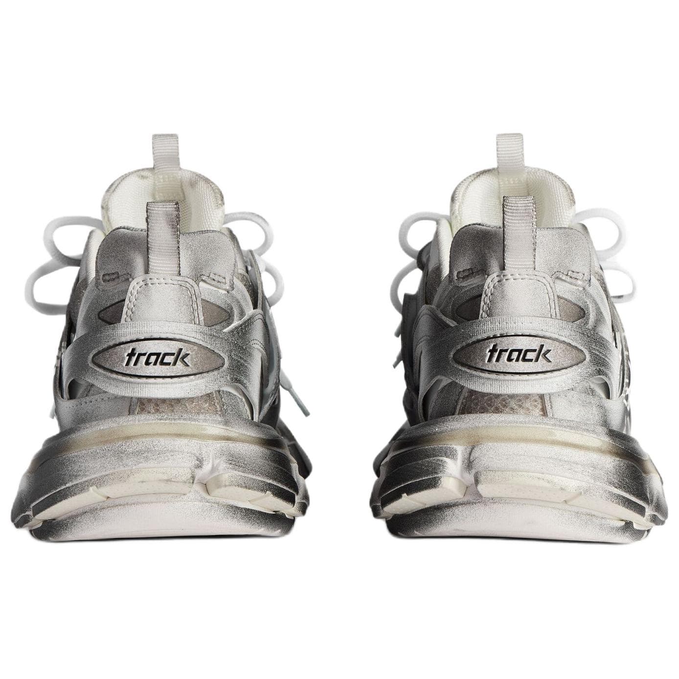 Кроссовки Balenciaga Furry Stencil Low Top массивные кроссовки женские черно-белые - изображение 5