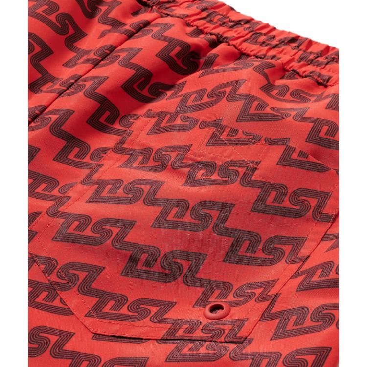 DIESEL Red Men's Swimwear DIESEL Красные Мужские Плавательные Шорты - изображение 3