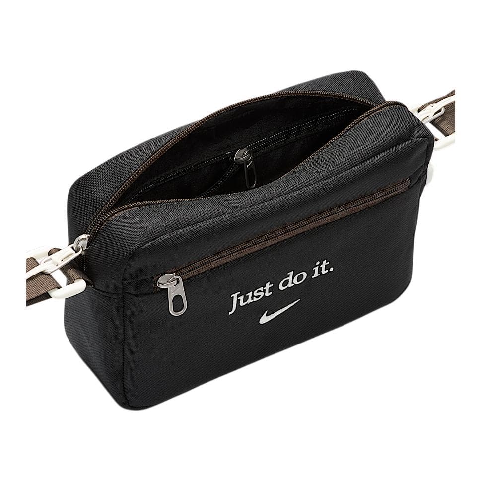 Сумка через плечо Nike Heritage Crossbody Bag Black Lime Unisex Nike Heritage Сумка через плечо Черный и Лайм Унисекс - изображение 4