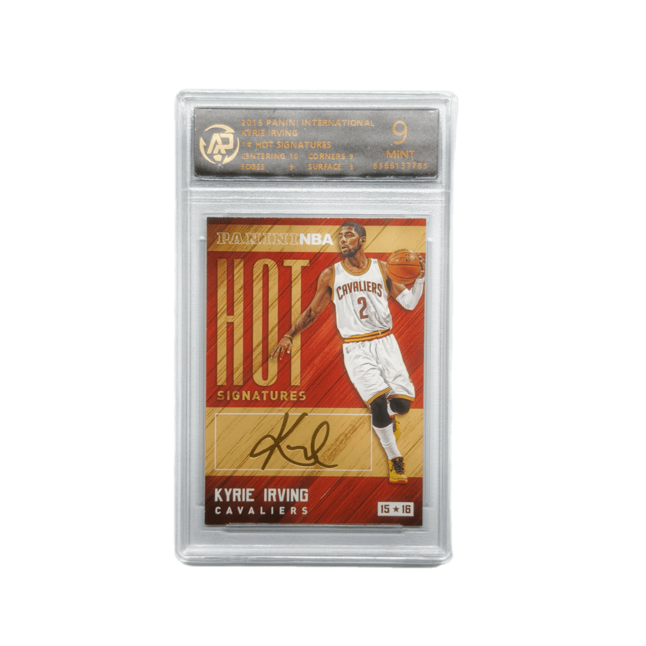 Коллекционные карточки PANINI Knights Команда Kyrie Irving Euro GOD Золото Pen Подпись Подпись Деревянный Pick Звезда Карта Редкая Карта - изображение 6