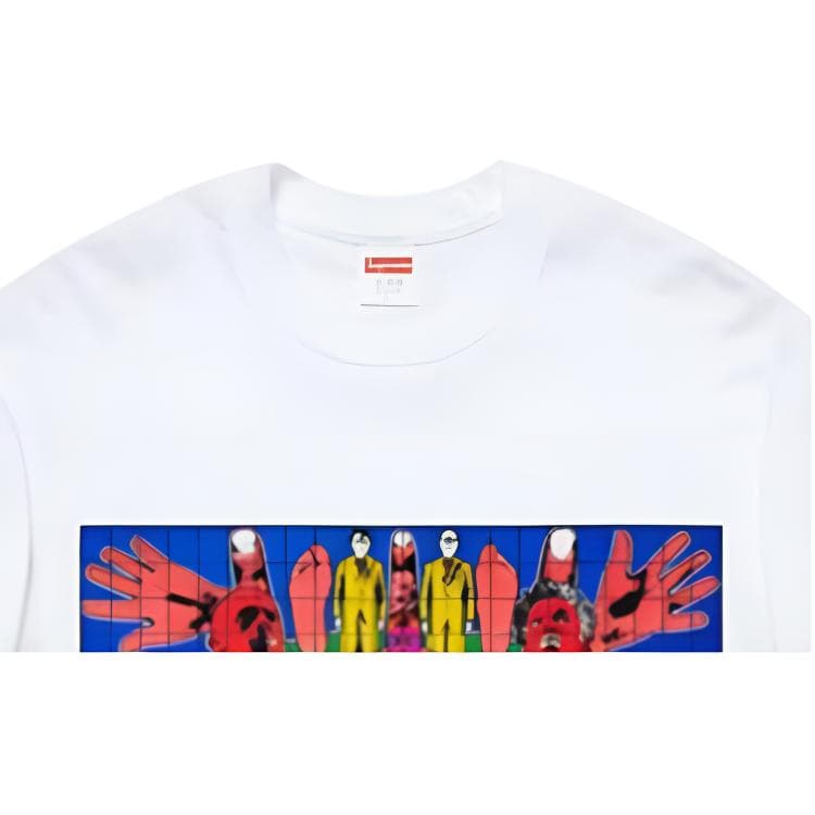 Худи Supreme SS19 Gilbert & George DEATH AFTER LIFE L/S Tee White - изображение 2