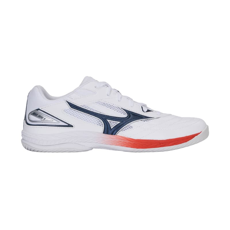 Кроссовки Mizuno WAVE DRIVE 9 Обувь для настольного тенниса Низкий Топ Несовпадающий Белый Унисекс - изображение 2