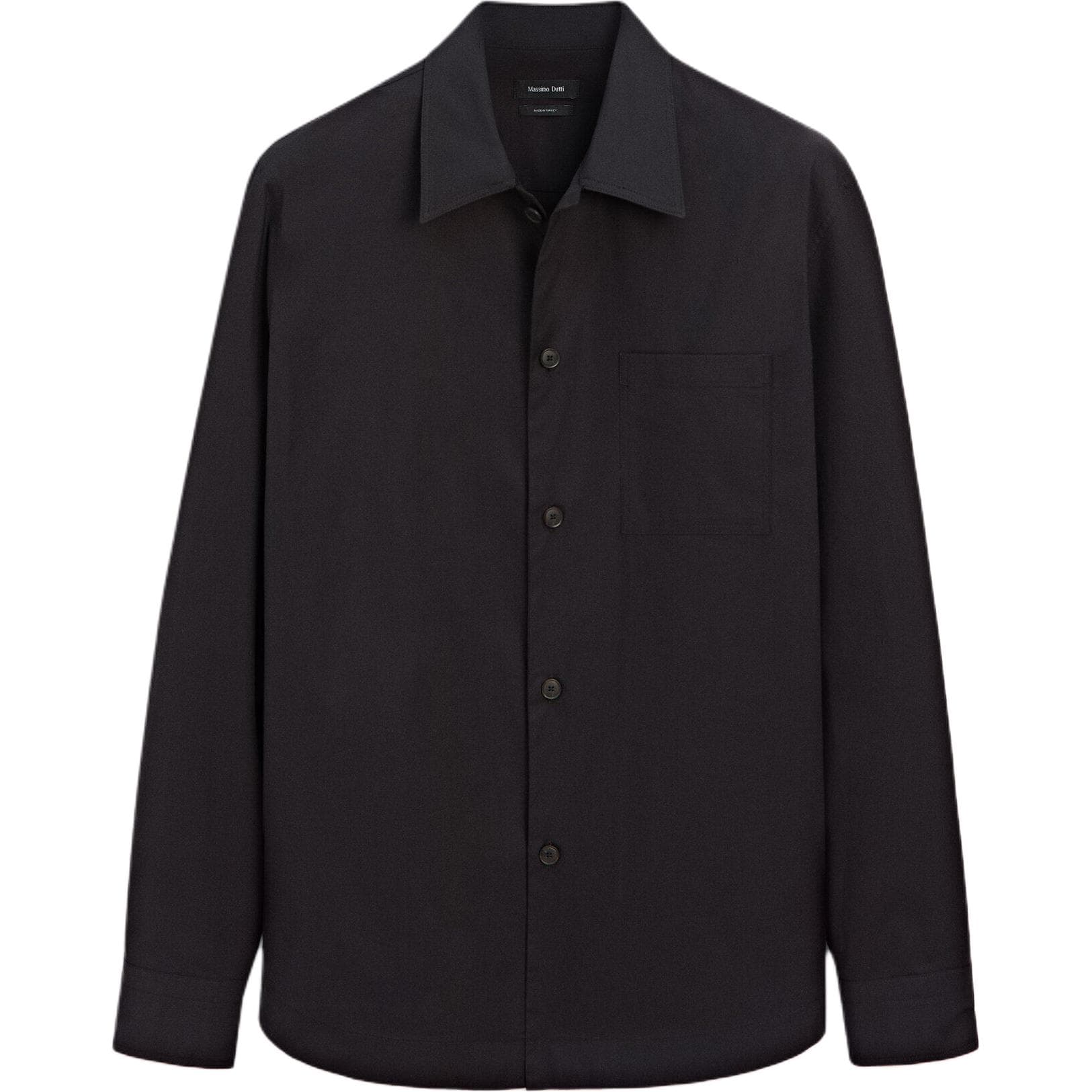 Рубашка Massimo Dutti Мужские Синие Рубашки - изображение 1