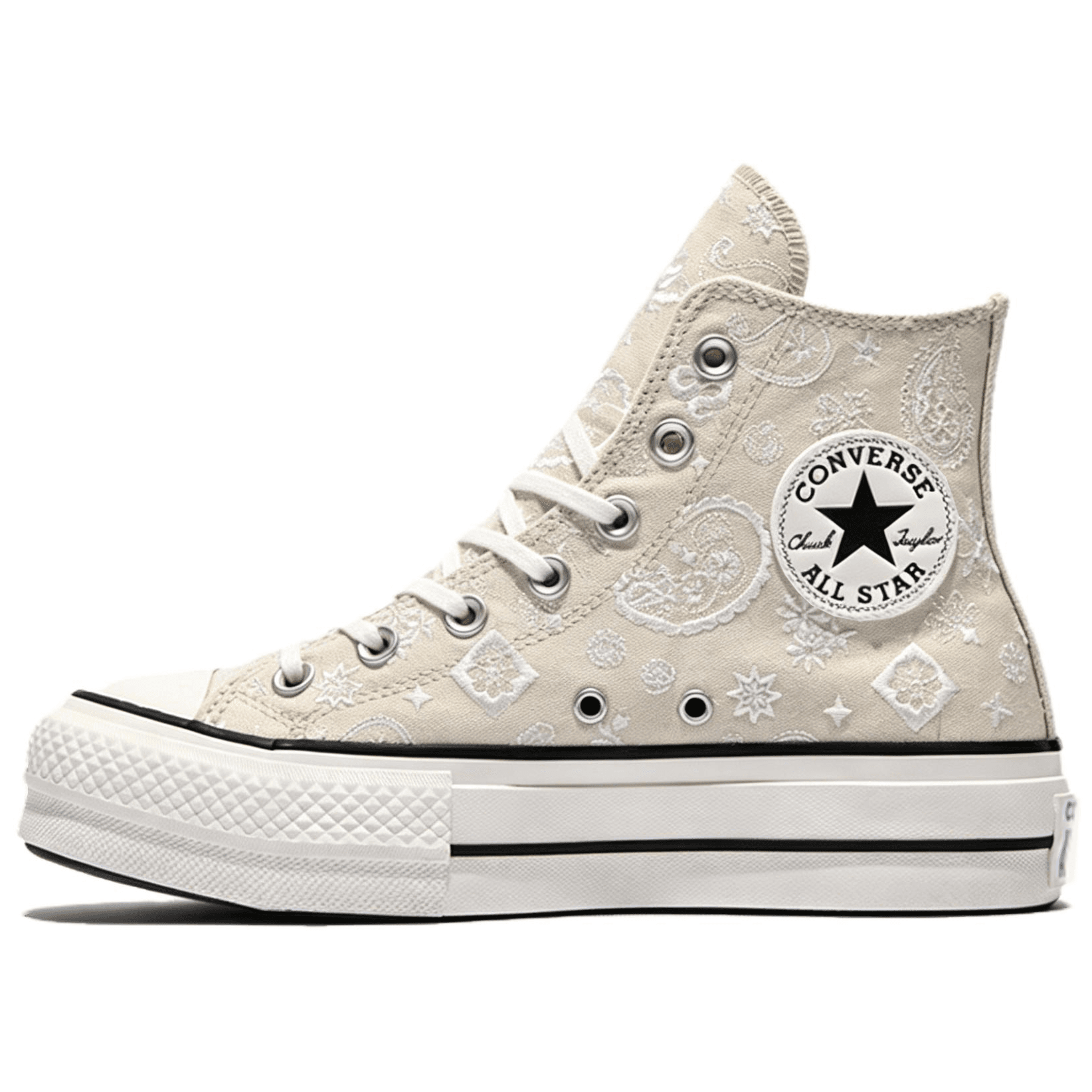 Кеды Converse Chuck Taylor SEASONAL кеды высокие бежевые женские - изображение 1
