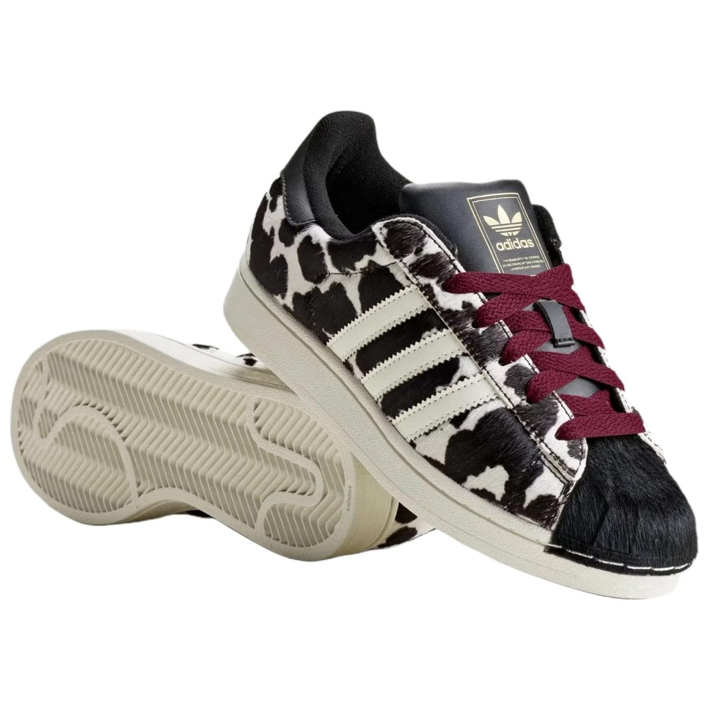 Кроссовки Adidas Originals Superstar Кеды для скейтбординга Low Топ Черный белый Женские - изображение 3