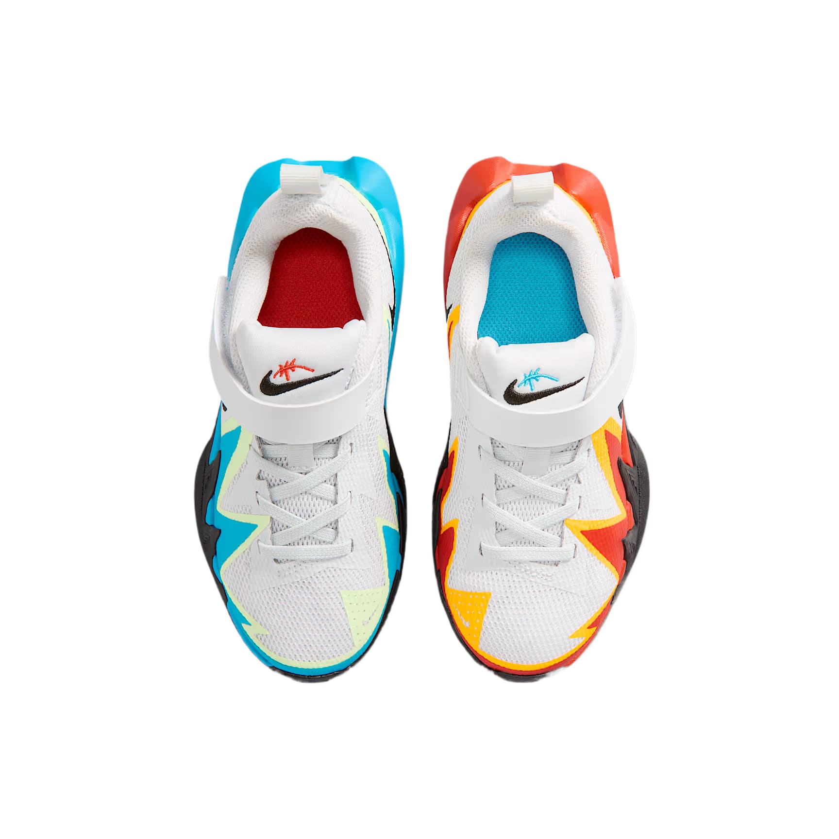 Кроссовки для баскетбола NIKE S.T.Dynamite Детские баскетбольные кроссовки Low Топ Экрю Страстный красный CURRENT Синий Черный Kids - изображение 3