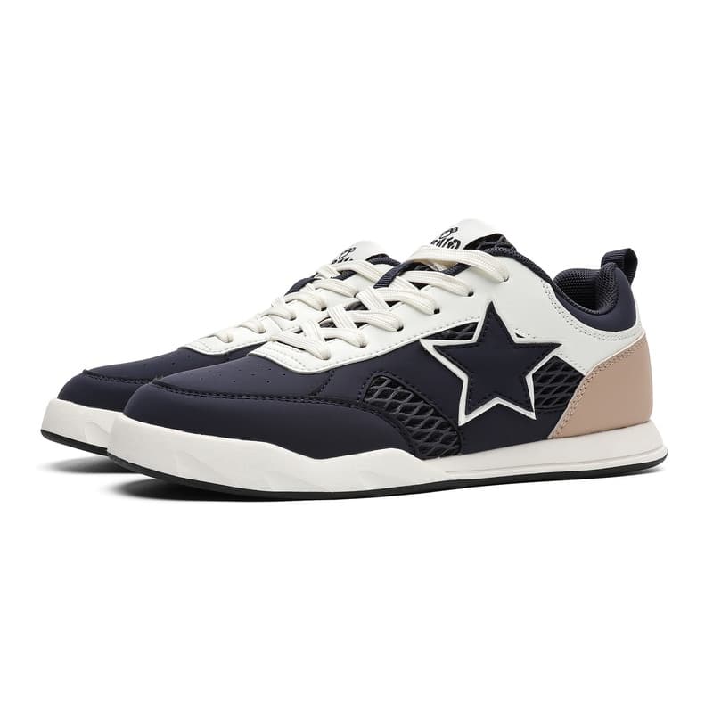 Кроссовки Q And Skate Shoes Low Top Темно-синий Хаки Белый Унисекс - изображение 6