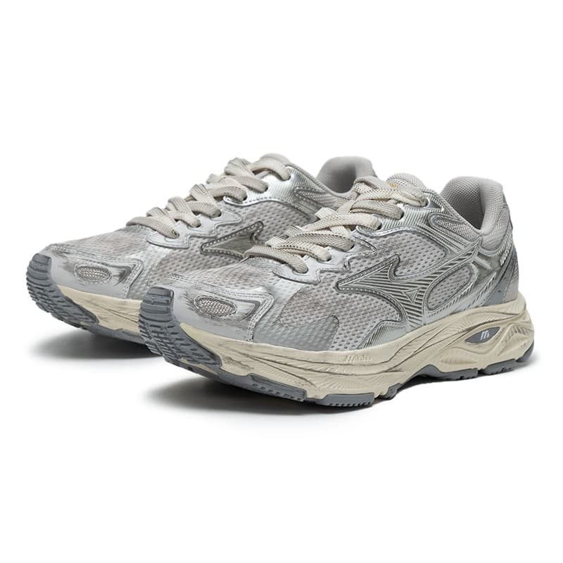 Кроссовки для бега Mizuno Racer S Silver Grey - изображение 3