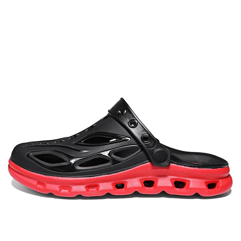 Сабо Nome Sabo Rubber Черный Красный Унисекс - изображение 1