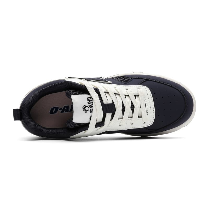 Кроссовки Q And Skate Shoes Low Top Темно-синий Хаки Белый Унисекс - изображение 3